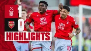 Arsenal vs Nottm Forest: Key Moments from the Premier League Match