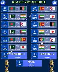 Asia Cup 2025 Schedule: What You Need to Know