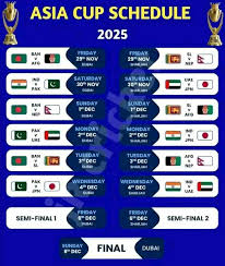 Asia Cup 2023 Schedule: Dates and Venues