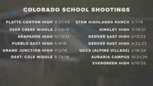 Understanding the Impact of the Colorado School Shooting