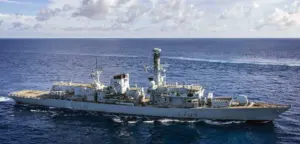HMS Richmond Conducts Operations in the Taiwan Strait