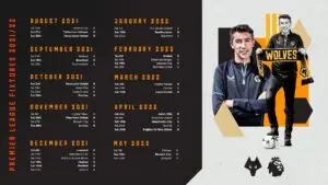 Wolverhampton Wanderers Fixtures for the 2023-24 Season