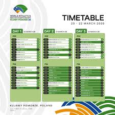 Overview of the World Athletics Schedule for 2023