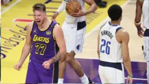Player Stats from the Dallas Mavericks vs Lakers Match