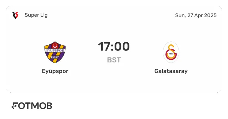 Galatasaray vs Eyüpspor: Match Preview and Significance