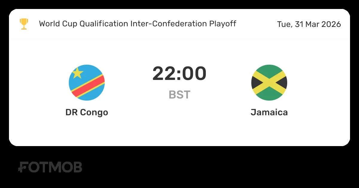 dr congo vs jamaica — GH news