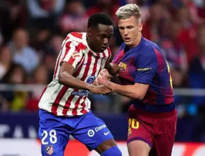 Taufik Seidu Makes His Debut for Atletico Madrid